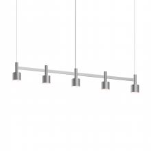 Sonneman 1785.16-CYL - 5-Light Linear Pendant w/Drum Shades