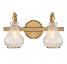  8-4417-2-322 - Adams 2-Light Bathroom Vanity Light in Warm Brass