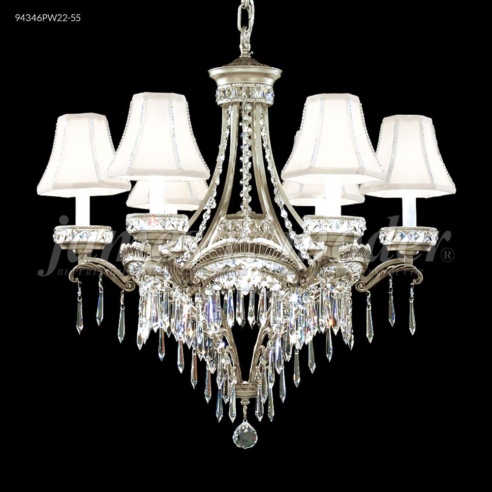 Dynasty Cast Brass 6 Light Chandelier