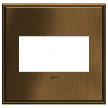 Legrand AWC2GCOF4 - adorne® Coffee Two-Gang Screwless Wall Plate