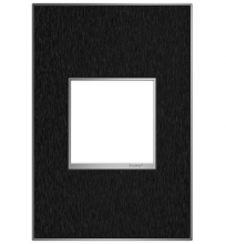 Legrand AWM1G2BLS4 - adorne® Black Stainless One-Gang Screwless Wall Plate