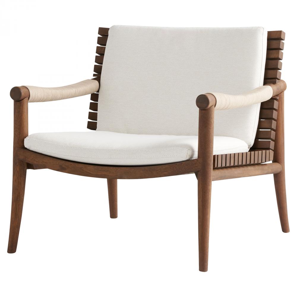 Acqua Chair Off-White Geometric Weave