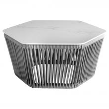 Cyan Designs 11821 - Hexagon Table|Grey|Wht