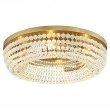 Cyan Designs 11942 - Ophelia 6 Light Flush Mount | Aged Brass