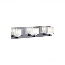 PLC Lighting 3483 PC - 3 Light Vanity Glacier Collection 3483 PC