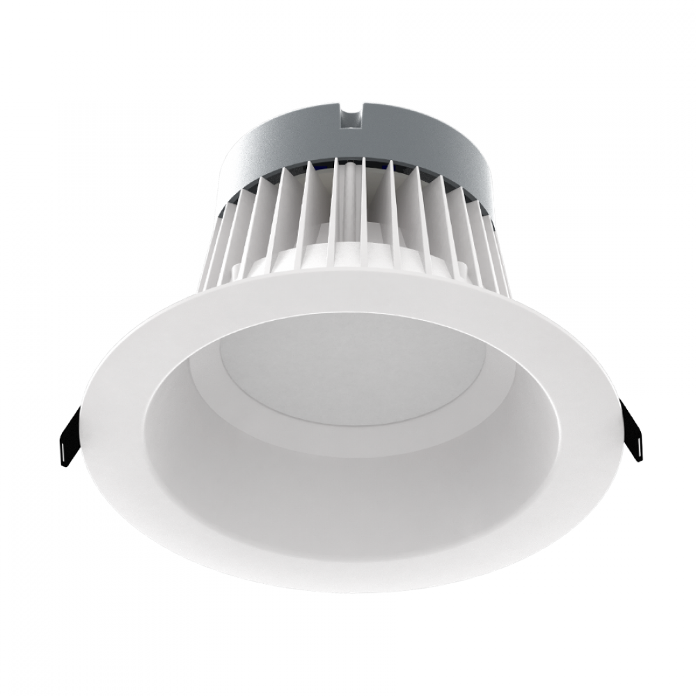 RECESSED DOWNLIGHTS 5080 LUMENS COMMERCIAL 55W 8 INCHES ROUND 90CRI 120V-277V WHITE