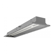 RAB Lighting HAZPAN1X4-60/MVS - HAZARDOUS LOCATION 1X4 60W 5000K PENDANT CEILING MOUNT W/MVS SENSOR GRAY