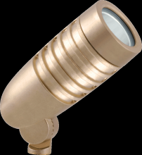 RAB Lighting LFLED5BR - LANDSCAPE 299 LUMENS LFLOOD 5W COOL LED LANDSCAPE FLOOD BRASS