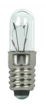 Satco Products Inc. S7124 - 1.26 Watt miniature; T1 3/4; 50000 Average rated hours; Midget Screw base; 6.3 Volt