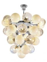 Oggetti Luce 18-P3500/CLWH - PERLE, 35 GLOBE, CLR/WHT, CHROME