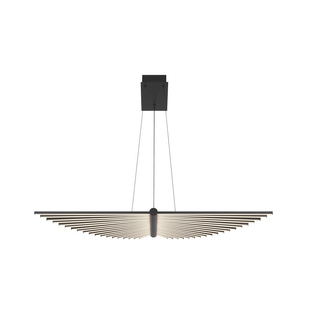 Seraph 1 Light 39.25" Chandelier in Black