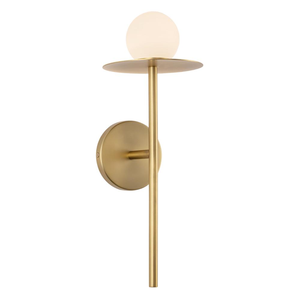 Elixir 16-in Brushed Gold LED Wall Sconce