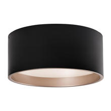 Kuzco Lighting Inc FM11418-BK - Mousinni 18-in Black LED Flush Mount