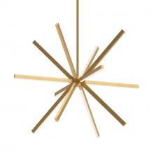 Kuzco Lighting Inc CH14348-BG - Sirius 48-in Brushed Gold LED Chandeliers