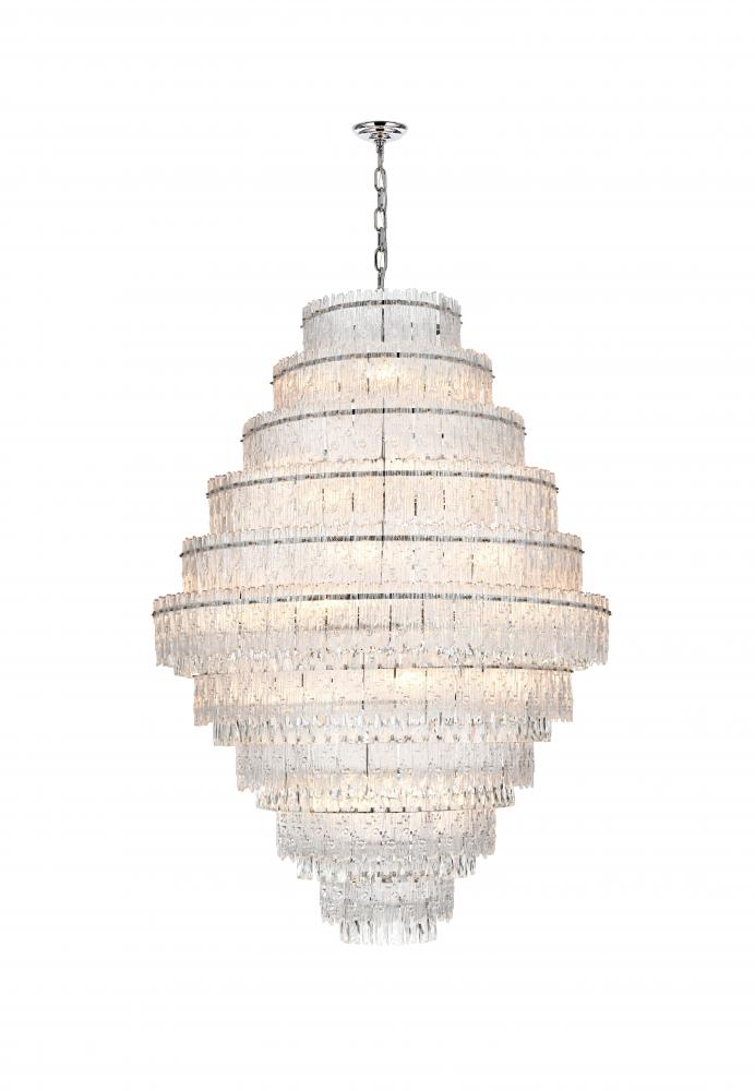 Emilia 42 inch Chandelier in Chrome