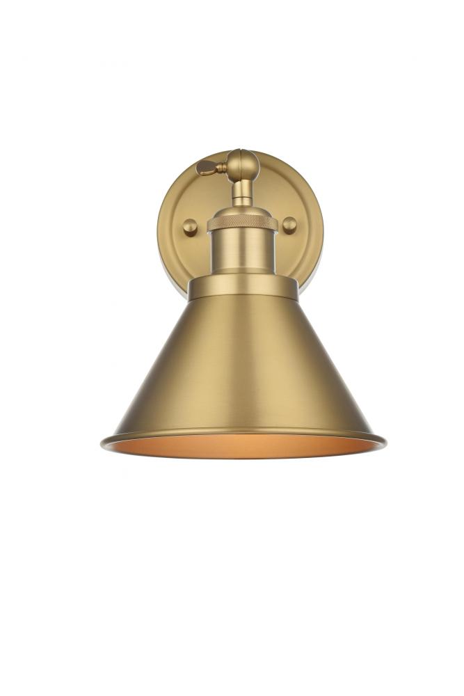 Vaman 7 inch Wall Sconce in Satin Gold