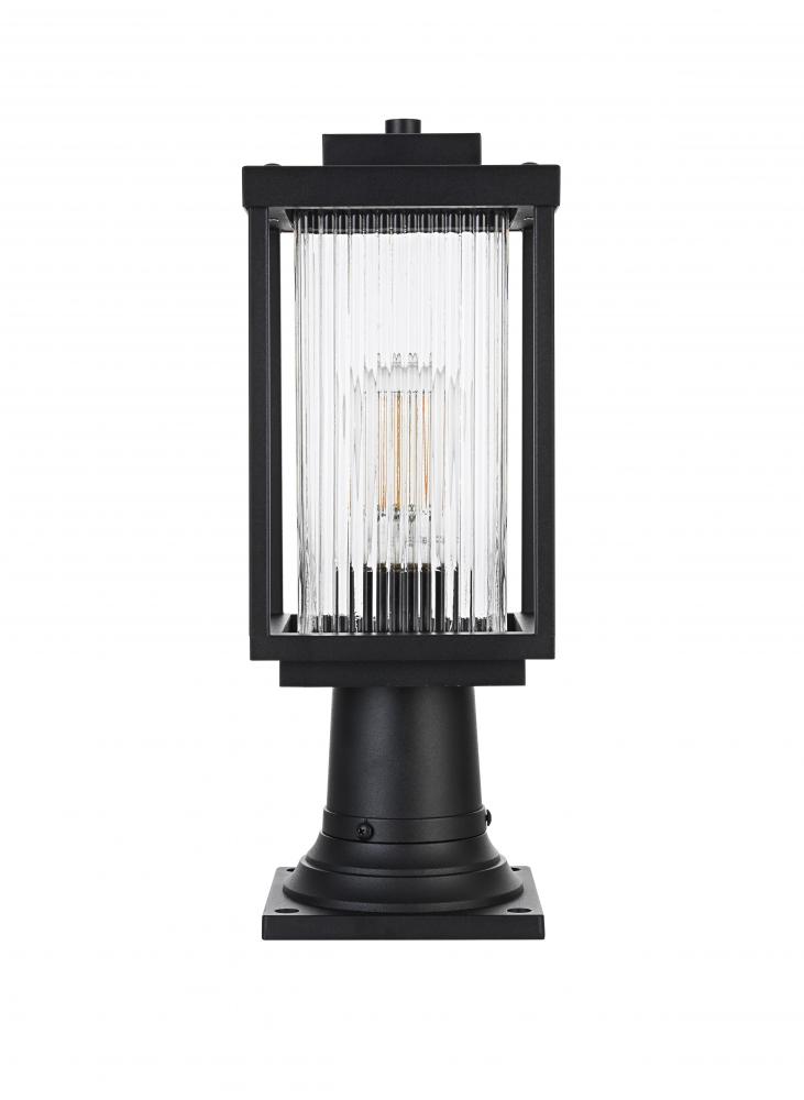 Ludlow 7 inch Outdoor Pendant in Black