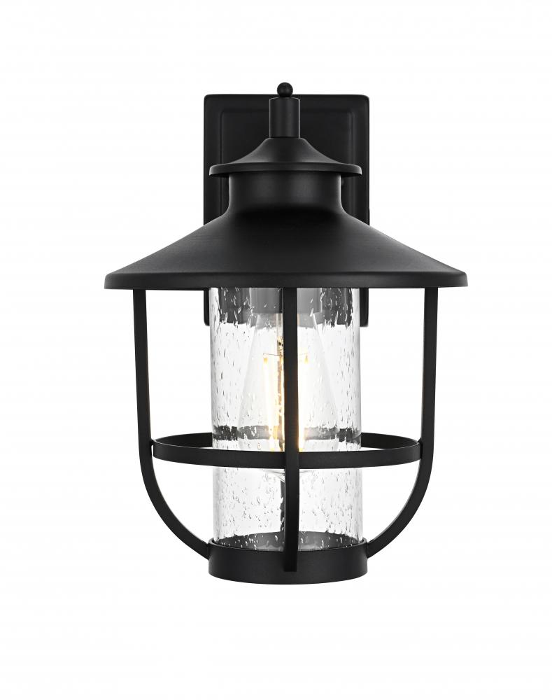 Tilton 7 inch Outdoor Pendant in Black