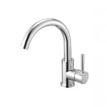 Elegant FAV-1003PCH - Louis Single Hole Single Handle Bathroom Faucet in Chrome