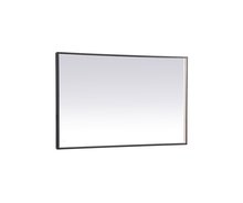 Elegant MRE63048BK - Pier 30x48 inch LED mirror with adjustable color temperature 3000K/4200K/6400K in black