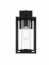 Elegant OD310W14BK - Memphis 7 inch Outdoor Pendant in Black