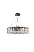 Elegant V2030D32BK/RC - Maxime 32 Inch Black Chandelier