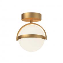 Alora Lighting FM301001BG-UNV - Globo 7-in Brushed Gold LED Flush Mount