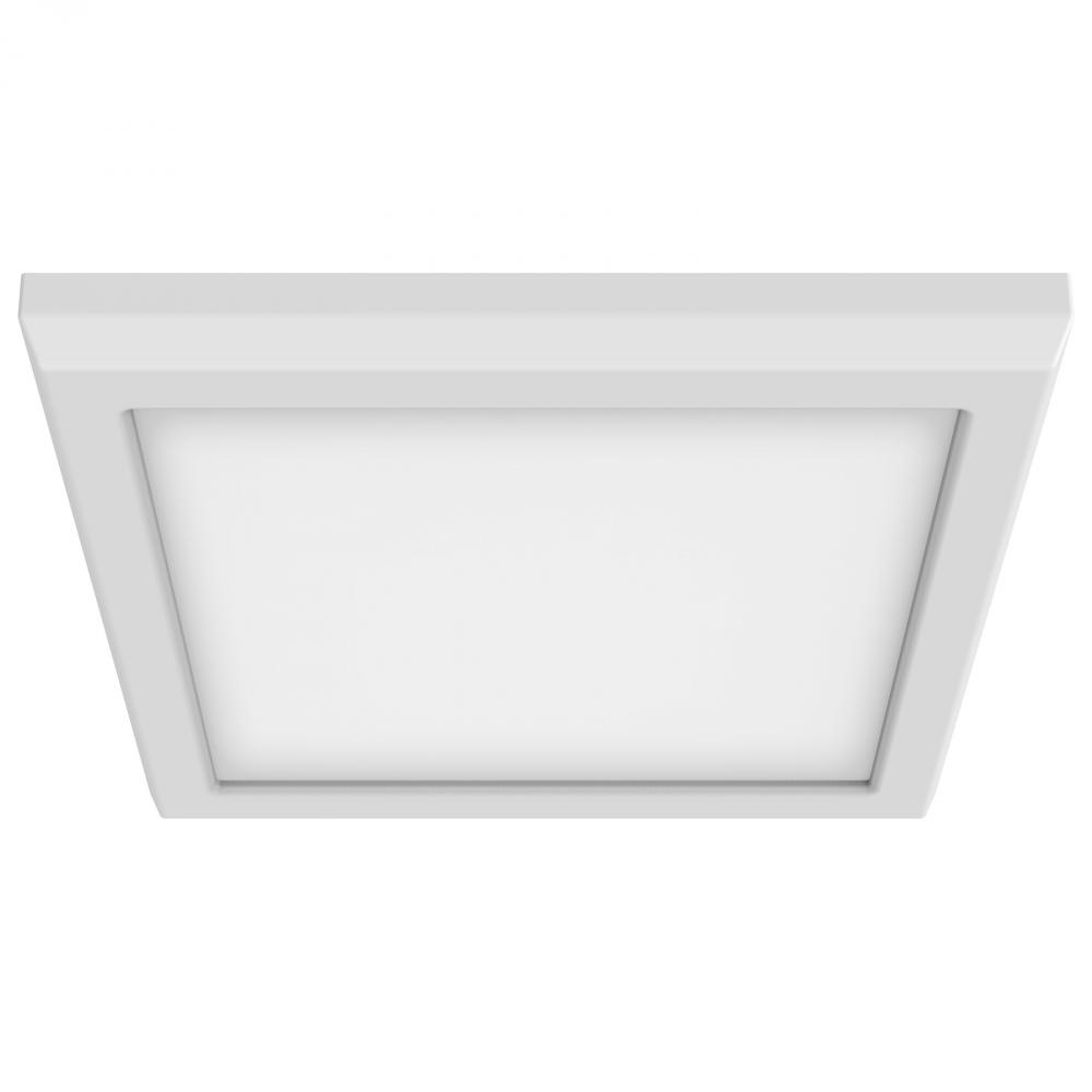 BLINK Pro; 11 Watt; 7 Inch LED Fixture; 3000K; Square Shape; White Finish; 120/277 Volts