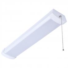 Nuvo 65/1212 - LED 2 Foot Ceiling Wrap with Pull Chain; 20 Watts; 27K/30K/35K/40K/50K CCT Selectable; White Finish;