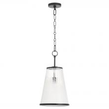 Quorum 8238-13-59 - Providence 13 inches Pendant, Matte Black